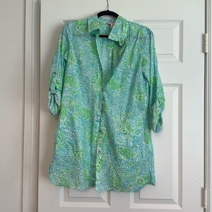Lilly Pulitzer Crab Button Down